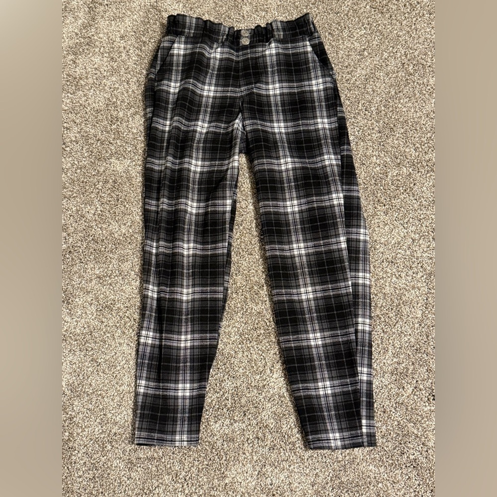 Girls Abercrombie kids elastic waistband pull on‎ trouser pants